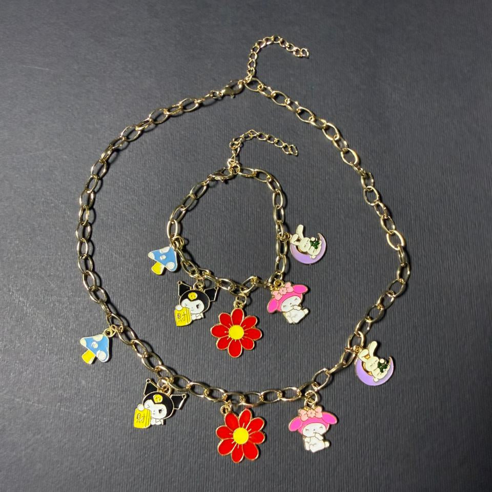 Floral Charm Set