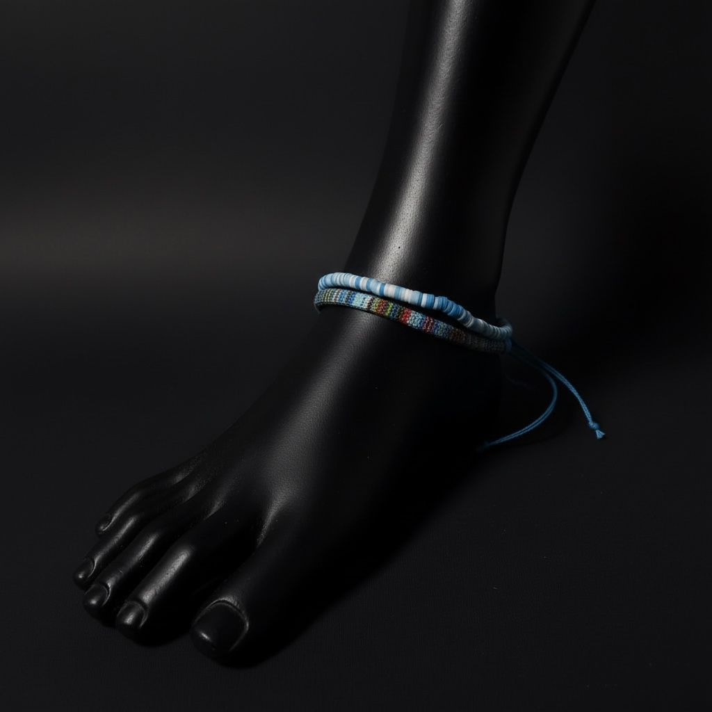 Hippie Blue Anklet