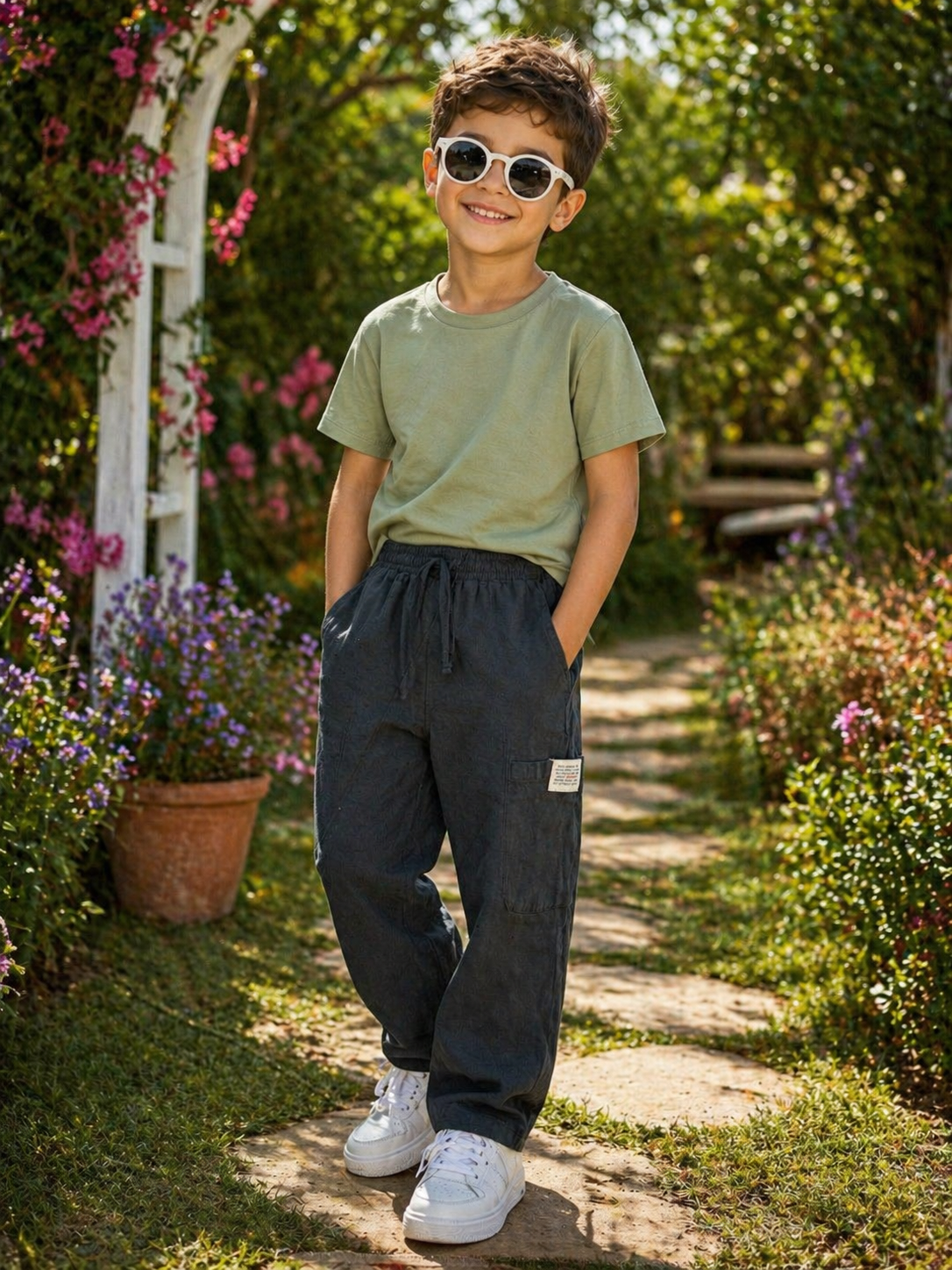 Adventure Trail Linen Cargo Pants