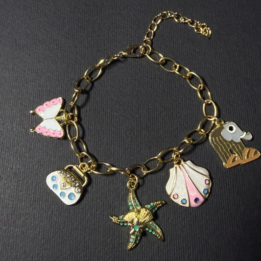 Starfish Charm Bracelet