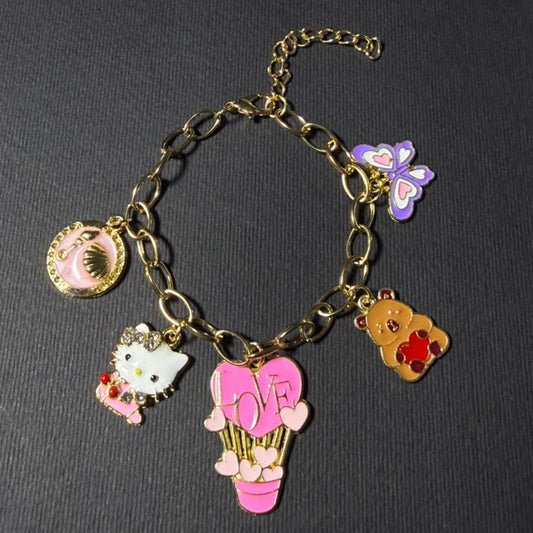 Love Balloon Charm Bracelet