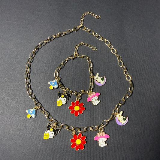 Floral Charm Set