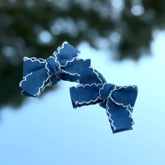 Denim Bows